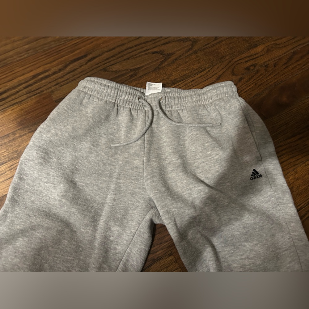 Adidas grey joggers